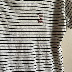 Madewell black white striped top sz small‎ thumbnail 3