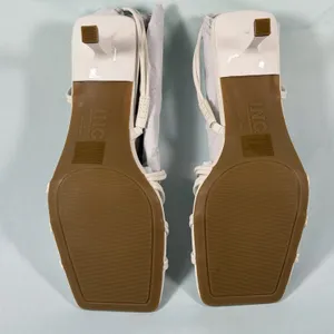 I.N.C. International‎ Concepts Size-9.5 M Women's Nahari Dress Sandals White thumbnail 5