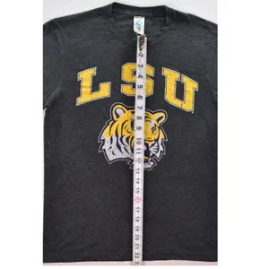 New Agenda LSU Tigers T-Shirt Womens Small Gray Heathered Graphic Tee NCAA S thumbnail 3