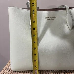 Kate Spade All Day Large Tote Bag Purse Handbag & Wristlet Pouch Mint‎ Green NEW thumbnail 9