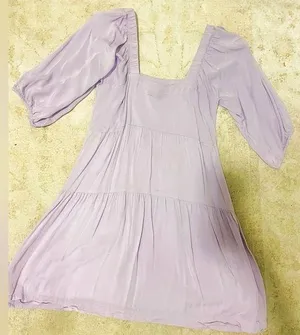 Lilac Purple flowy dress thumbnail 1