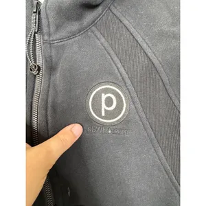 Lululemon Scuba Oversized Half-Zip Hoodie Black‎ pbWFB Team Logo XS/S LW3DM4S thumbnail 3