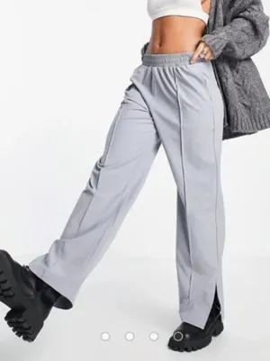 Abercrombie & Fitch Traveler Track Pants size XS, GREY stretchy waistband thumbnail 1