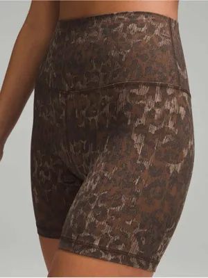 NWOT Lululemon align shorts size 6 trueleopard brown multi thumbnail 2