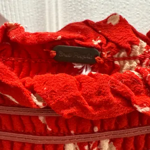 Free People Color Colour‎ My World Jumpsuit Red Floral Beige READ PLEASE Pants thumbnail 14