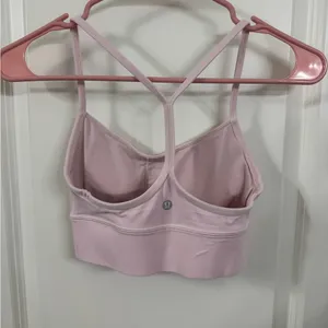 Lululemon Light Pink Strappy Sports Bra thumbnail 2