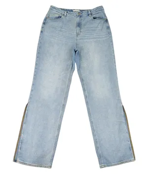 Pacsun 90s Boyfriend Jeans Womens Size 32‎ Light Wash High Rise Straight Leg thumbnail 1