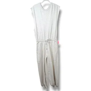 NEW Free People Movement Oatmeal Heather Throw and Go Onesie Jumpsuit XS thumbnail 5