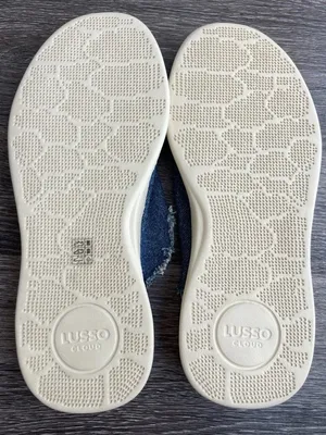 Lusso Cloud Blue Denim Pelli Slip-on Waffle-Knit Mules Shoes Size 9 NWOT thumbnail 11