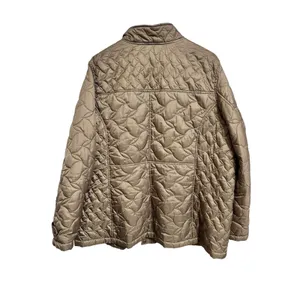 Lands End Women's olive green Quilted‎ Barn Jacket size XL thumbnail 5