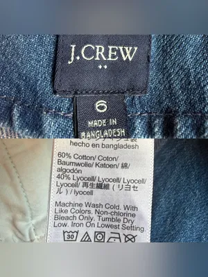 J.Crew Womens Vest Denim Jean Button Front Cotton Blend Size 6 thumbnail 8