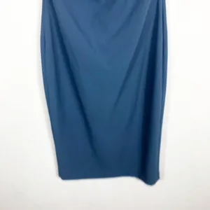 Likely Driggs Strapless Cocktail Dress Size 8 Knee Length One Shoulder Blue thumbnail 10