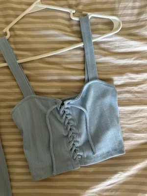 Forever 21 Two-Piece Blue Set thumbnail 1