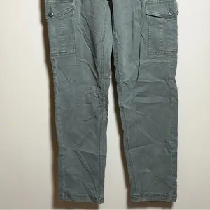 American Eagle‎ Outfitters Women Gray/Green Cargo Stretch Pants size 0 thumbnail 3