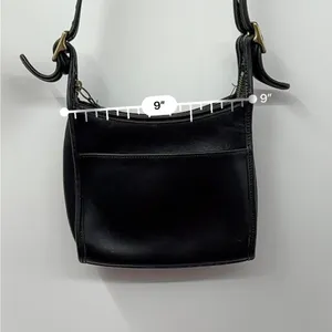 Vintage Coach 9997 Legacy Black‎ Genuine Leather Crossbody Bag thumbnail 13