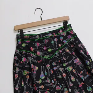 Anthropologie ANNA SUI Montgolfier Silk Skirt Hot Air Balloon Print Size 6 thumbnail 4