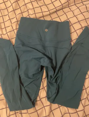Lululemon blue/teal leggings thumbnail 2