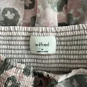 Wilfred x Aritzia -Tempest Smocked Mini Dress Sz M thumbnail 9