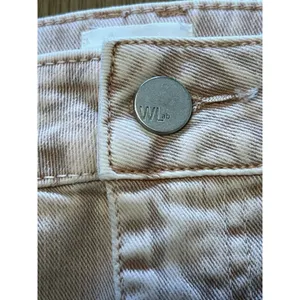 Wash Lab Denim Pink Mini Jean Skirt Size 32 Frayed Hem Party Sexy Casual Raw Hem thumbnail 9