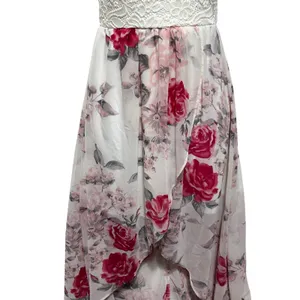 Lily Rose Babydoll Cottage Maxi Dress‎ S Floral Lace Chiffon Y2K Coquette Fairy thumbnail 7