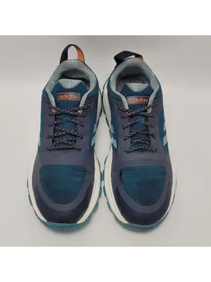 Adidas Response Trail X Running Shoes Women’s Size 7 Navy/Teal Blue thumbnail 4