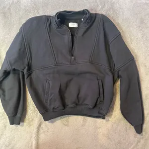 Joah Brown Retro Half Zip Pullover Sweatshirt Women's S/M Long Sleeve Cotton thumbnail 4