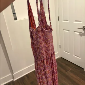 angie Pink and Orange Maxi Dress thumbnail 3