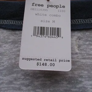 NWT Free People We the Free Serengeti Mixed Media Top thumbnail 12
