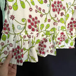NWT‎ Sunflower by Dena floral leaves vintage apron cooking women's size small thumbnail 3