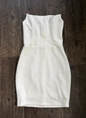 Nasty Gal Strapless Corset Dress thumbnail 3
