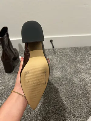 Brown Leather Boots Size 9 thumbnail 6