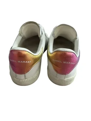 ISABEL MARANT White Leather LowTop Sneakers Size 30 / US 10 thumbnail 7