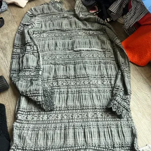 POL Elegant Dark Gray Fully Lined Lace &‎ Crochet Dress size smal thumbnail 8