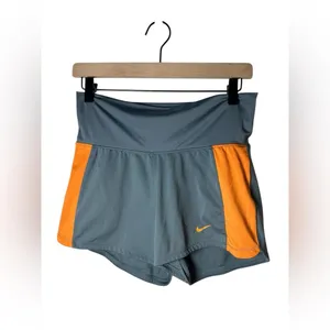 Nike Dri-FIT Gray & Orange Running‎ Shorts Size XS thumbnail 2