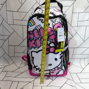 Sanrio Hello Kitty Backpack OSFA Pink White Bioworld 19 Inch Laptop Sleeve Padded Back thumbnail 11