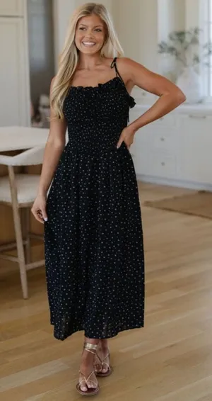 These Three Boutique Smocked Floral Dress thumbnail 1