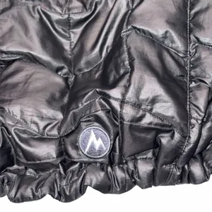 Marmot Black Quilted 800 Fill Goose Down Puffer Jacket Coat Medium thumbnail 7