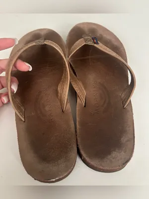 Rainbow Sandals Women’s Single Layer Leather Sandals flip flops thumbnail 5
