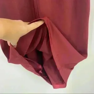Marc‎ Angelo Maroon/Beige Dress Size 8 Red thumbnail 7