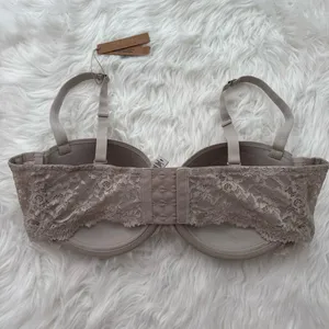 Skims Fits Everybody Lace Lightly Lined Balconette Bra Stone Size 42B thumbnail 5