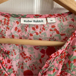 Roller Rabbit Pink Floral Three Quarter Sleeve Tunic thumbnail 6