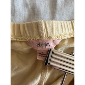 Eberjey Pajama Set Modal Womens S Yellow Gisele Long Sleeve Button Front Piping thumbnail 13