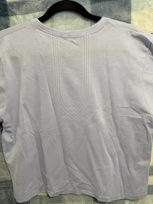 New Balance Light Blue Athletic Crop T-Shirt XL thumbnail 5