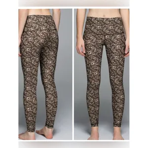 Lululemon Shine Tight High Rise Leggings Women's 6 Shimmer Multi‎ Activewear thumbnail 6
