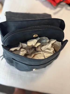 Women's Slate Gray Hex Flap Backpack with Zip Accent Black thumbnail 5