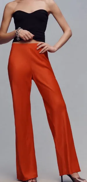Anthropologie The Tilda Pull-On Wide-Leg Pants, Size M thumbnail 1