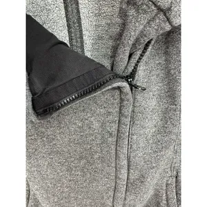 Lululemon Jacket Women 8 Grey Karmacollected Collared Cotton Fleece‎ Super Soft thumbnail 6