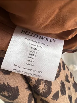 Hello Molly Brown Leopard Print Tiered Midi Dress thumbnail 4