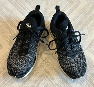 APL Women’s Black/Faded White Techloom Pro Sneakers - Size 8 thumbnail 1
