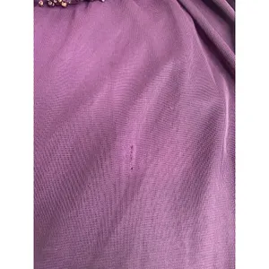 Xscape Purple Eggplant Beaded Bodice Formal Long Dress Gown Sz 14 Ruched Back thumbnail 10